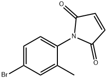 1-(4-BROM-2-METHYLPHENYL)-1H-PYRROLE-2,5-DIONE Struktur