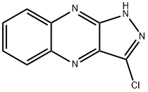 3-Chloro-1H-pyrazolo[3,4-b]quinoxaline Struktur