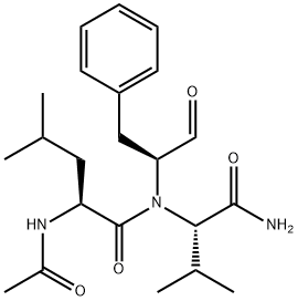 AC-LEU-VAL-PHE-ALDEHYDE Struktur