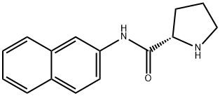 L-PROLINE BETA-NAPHTHYLAMIDE HYDROCHLORIDE Struktur