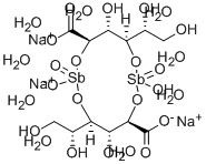 Sodium Stibogluconate Struktur