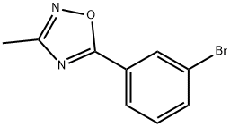 5-(3-BROMOPHENYL)-3-METHYL-1,2,4-OXADIAZOLE Struktur