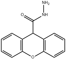 9-XANTHENECARBOXYLIC HYDRAZIDE Struktur