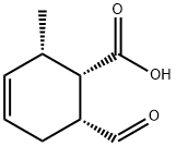 3-Cyclohexene-1-carboxylic acid, 6-formyl-2-methyl-, cis,cis- (8CI) Struktur