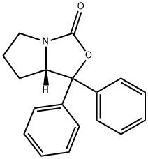 1,1-DIPHENYL-TETRAHYDRO-PYRROLO[1,2-C]OXAZOL-3-ONE Struktur