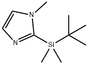 2-(T-BUTYL DIMETHYLSILYL)-1-METHYL IMADAZOLE Struktur