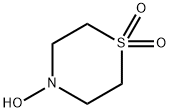 Thiomorpholin-4-ol 1,1-dioxide Struktur