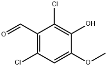 2 6-DICHLORO-3-HYDROXY-4-METHOXYBENZALD& Struktur