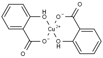 copper disalicylate Struktur