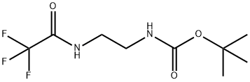 tert-Butyl [2-[(trifluoroacetyl)amino]ethyl]carbamate Struktur