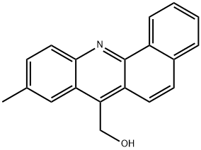 7-HYDROXYMETHYL-9-METHYLBENZ[C]ACRIDINE Struktur