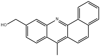 10-HYDROXYMETHYL-7-METHYLBENZ[C]ACRIDINE Struktur