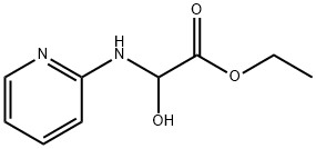 Acetic acid, hydroxy(2-pyridinylamino)-, ethyl ester (9CI) Struktur