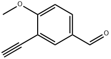 3-ETHYNYL-4-METHOXY-BENZALDEHYDE Struktur