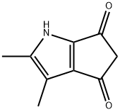 Cyclopenta[b]pyrrole-4,6(1H,5H)-dione, 2,3-dimethyl- (9CI) Struktur