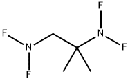 1,2-Bis(difluoroamino)-2-methylpropane Struktur