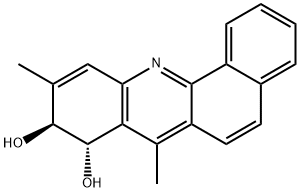 TRANS-8,9-DIHYDRO-8,9-DIHYDROXY-7,10-DIMETHYLBENZ[C]ACRIDINE Struktur