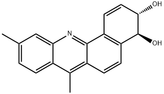 TRANS-3,4-DIHYDRO-3,4-DIHYDROXY-7,10-DIMETHYLBENZ[C]ACRIDINE Struktur