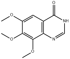 6,7,8-Trimethoxyquinazolin-4(3H)-one Struktur