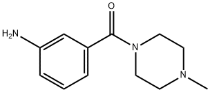 (3-AMINOPHENYL)(4-METHYL-1-PIPERAZINYL)METHANONE Struktur