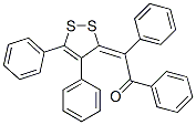 2-(4,5-Diphenyl-3H-1,2-dithiol-3-ylidene)-1,2-diphenylethanone Struktur