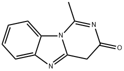 Pyrimido[1,6-a]benzimidazol-3(4H)-one, 1-methyl- (9CI) Struktur