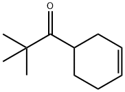 1-Propanone, 1-(3-cyclohexen-1-yl)-2,2-dimethyl- Struktur