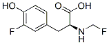 3-fluoro-alpha-fluoromethyltyrosine Struktur