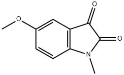 5-METHOXY-1-METHYL-1H-INDOLE-2,3-DIONE Struktur