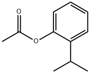 Acetic acid o-isopropylphenyl ester Struktur