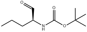 Carbamic acid, [(1S)-1-formylbutyl]-, 1,1-dimethylethyl ester (9CI) Struktur