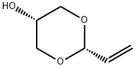 cis-2-vinyl-1,3-dioxan-5-ol  Struktur