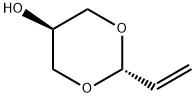 trans-2-vinyl-1,3-dioxan-5-ol Struktur