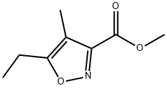 3-Isoxazolecarboxylicacid,5-ethyl-4-methyl-,methylester(9CI) Struktur