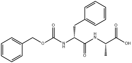 N-benzyloxycarbonylphenylalanylalanine Struktur