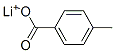 lithium p-toluate Struktur