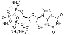 XANTHOSINE-[8-3H] 5'-TRIPHOSPHATE TETRAAMMONIUM SALT Struktur