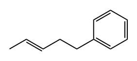 [(E)-3-Pentenyl]benzene Struktur