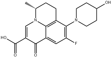 (R)-(+)-Nadifloxacin Struktur