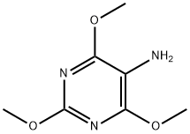 5-Pyrimidinamine, 2,4,6-trimethoxy- (9CI) Struktur