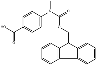 N-FMOC-4-(METHYLAMINO)BENZOIC ACID Struktur