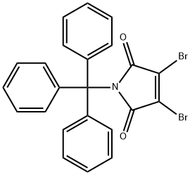 N-TRITYL-2,3-DIBROMOMALEIMIDE Struktur