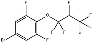 (4-BROMO-2,6-DIFLUOROPHENYL)-1,1,2,3,3,3-HEXAFLUOROPROPYL ETHER Struktur