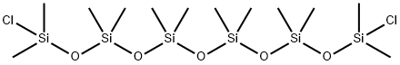 1,11-Dichloro-1,1,3,3,5,5,7,7,9,9,11,11-dodecamethylhexasiloxane Struktur