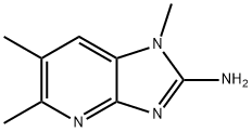 2-AMINO-1,5,6-TRIMETHYLIMIDAZO(4,5-B)PYRIDINE Struktur