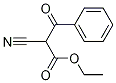 Ethyl benzoylcyanoacetate Struktur