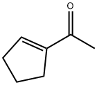 1-ACETYL-1-CYCLOPENTENE Struktur