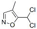 Isoxazole, 5-(dichloromethyl)-4-methyl- (9CI) Struktur