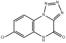 7-Chlorotetrazolo[1,5-a]quinoxalin-4(5H)-one Struktur