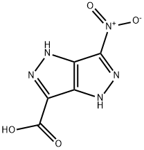 Pyrazolo[4,3-c]pyrazole-3-carboxylic acid, 1,4-dihydro-6-nitro- (9CI) Struktur